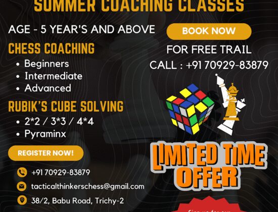 Tactical Thinkers Chess Academy, Tiruchirappalli